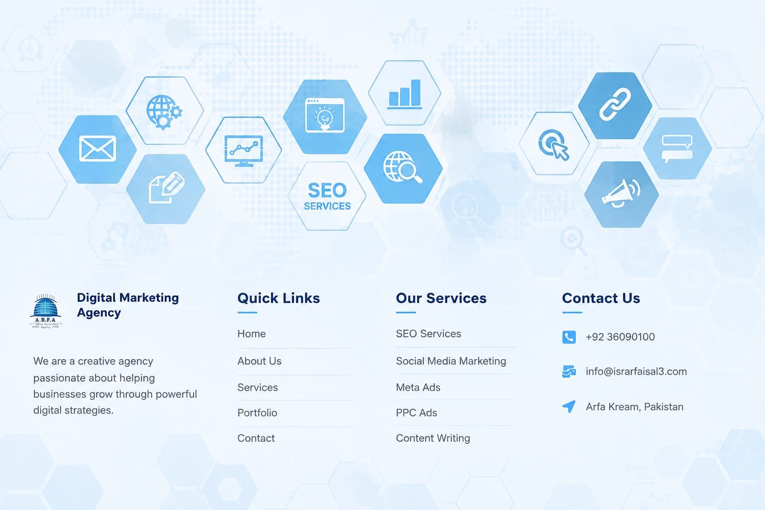 Digital Marketing Agency Footer